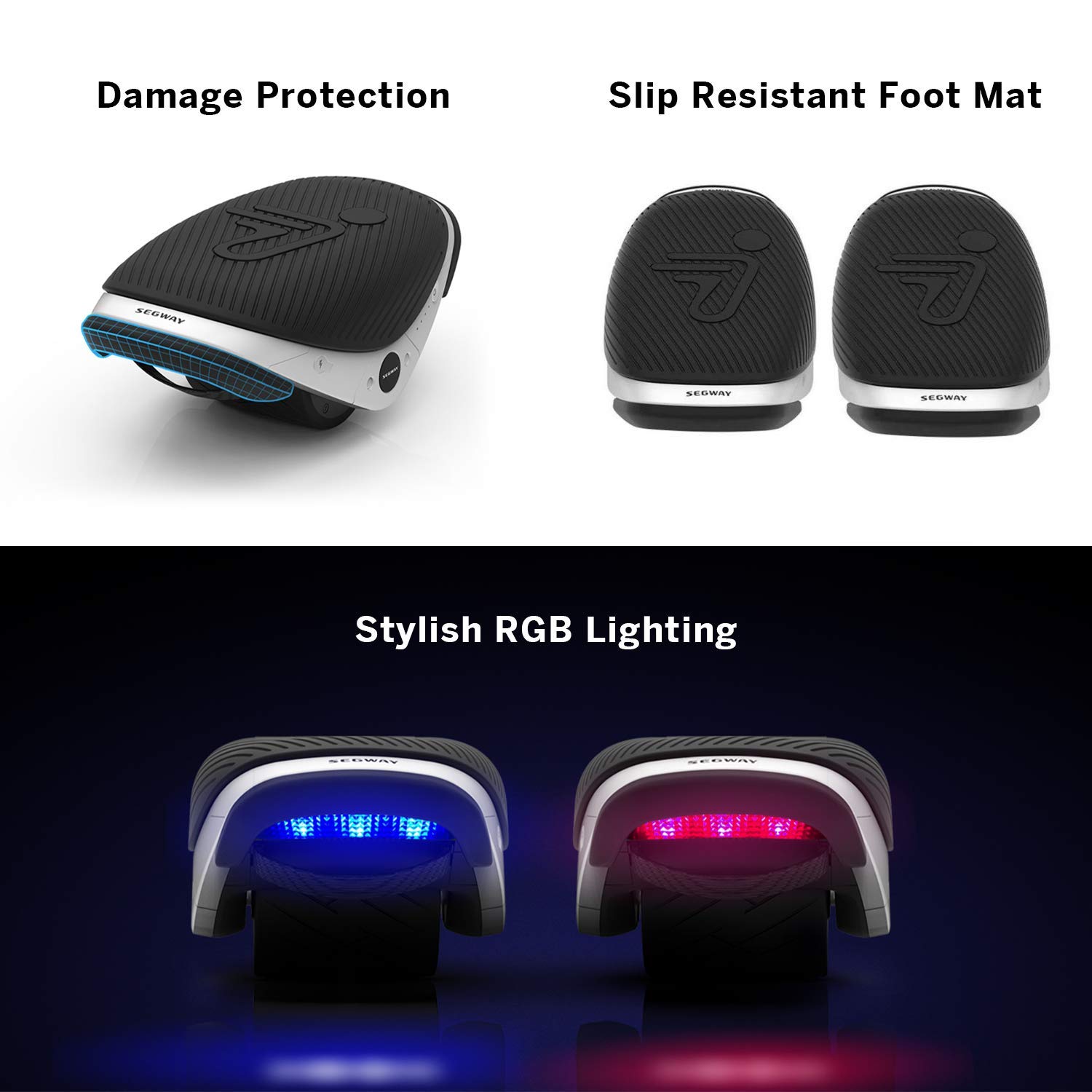 Segway Ninebot Drift W1, patins de rolo elétricos Hovershoes, duas